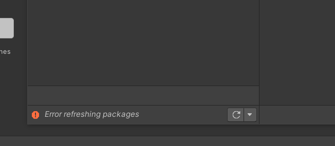 导入素材显示error refreshing packages怎么办 技术问答 Unity官方开发者社区